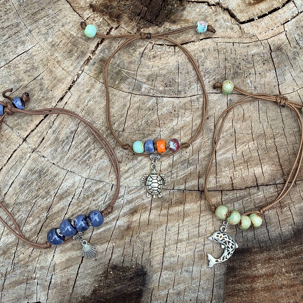 3 Beachy Adjustable Bracelets